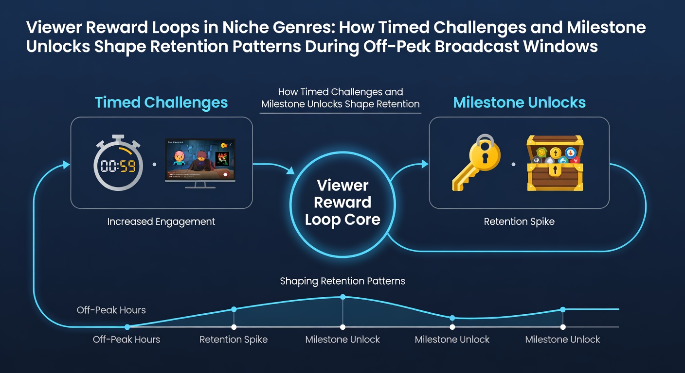 Streamers engaging niche audiences through timed challenges and milestone rewards during late-night broadcasts